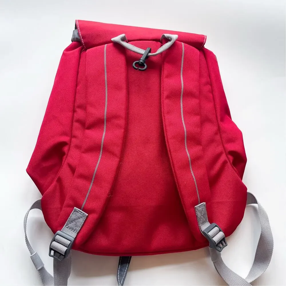 Toddler Boy's L.L. Bean Red and Gray Shark Back Pack Preschool Daycare
